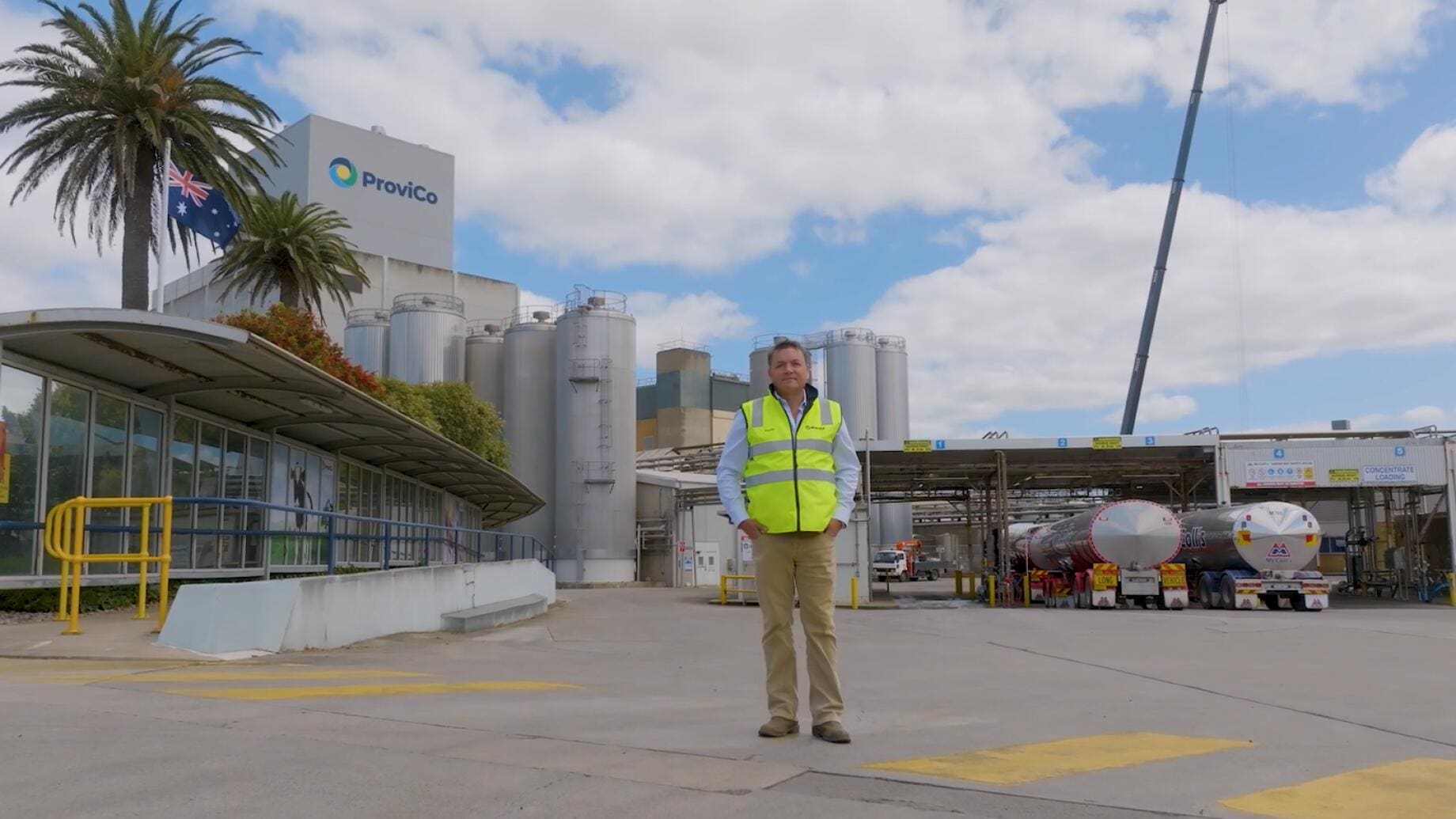 ProviCo founder and Commercial Director Andrew Paterson at the Dennington factory